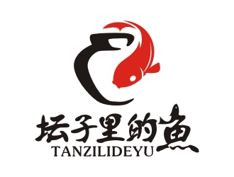 坛子里的鱼logo设计:传统与现代的完美融合