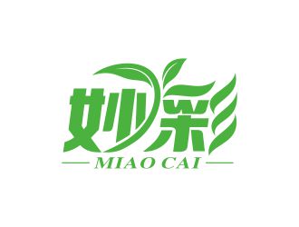 妙采logo设计:清新自然的品牌标识