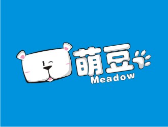 萌豆豆logo设计:清新可爱的卡通风格