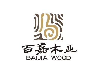 百嘉嘉木业logo设计:自然与现代的完美融合