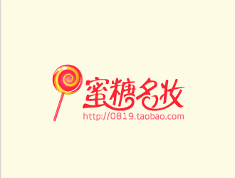 蜜糖名妆logo设计:甜美与专业的完美结合