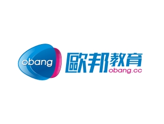 欧邦教育logo设计:专业教育机构的品牌标识