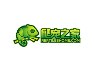 绿色生态爬宠之家logo设计