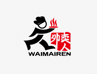 外卖人logo设计:简约风格与行业特色的完美结合