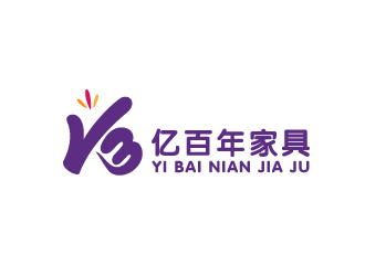 亿百年家具logo设计:简约与现代的完美融合