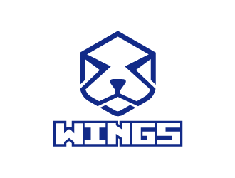 创意翅膀与盾牌结合的logo设计
