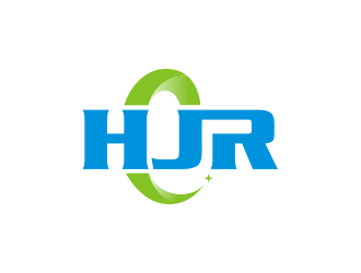 HJR现代科技风logo设计