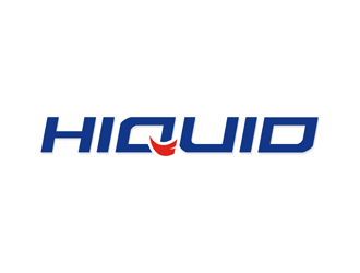 创意流线型Logo设计:HIQUID品牌标识