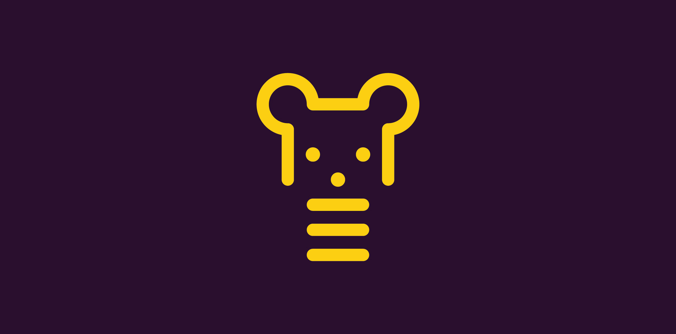 简约动物头像logo设计