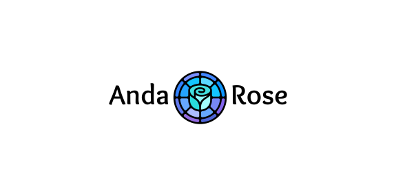 Anda Rose Logo设计:简约优雅品牌标识