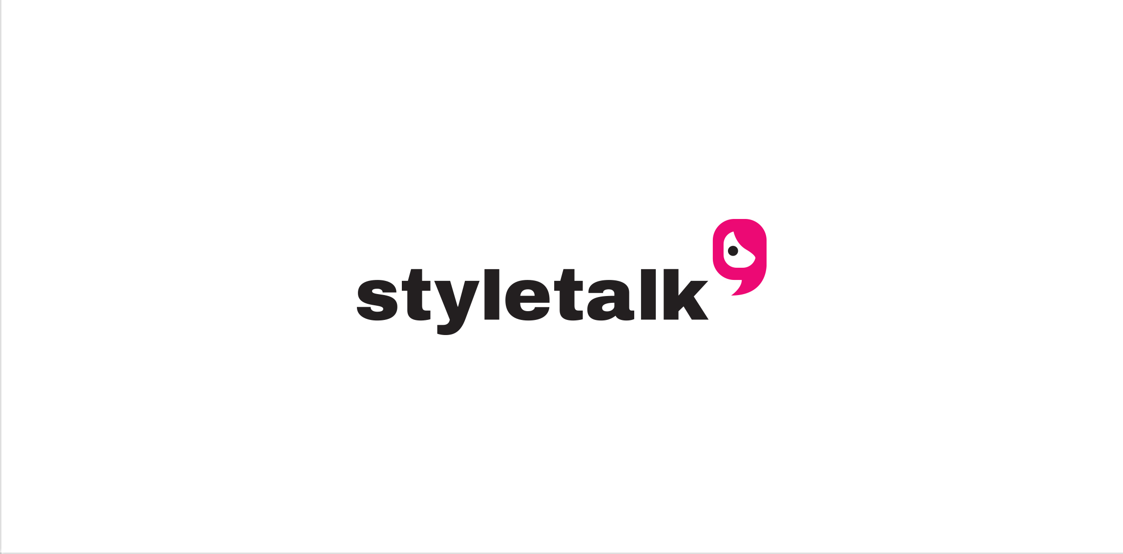 简约风格的StyleTalk Logo设计