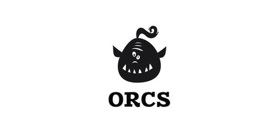 创意怪兽logo设计:ORCS品牌标识