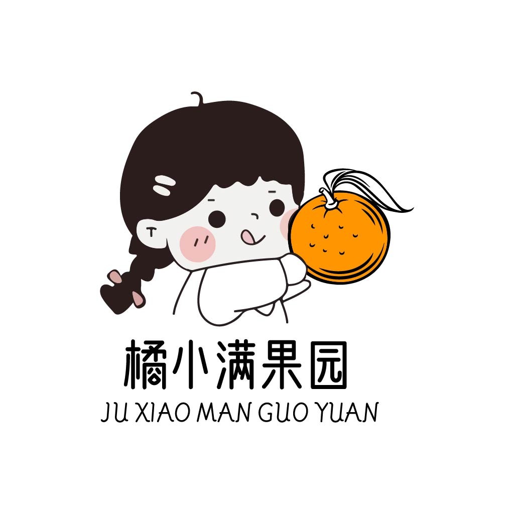 橘小满果园logo设计