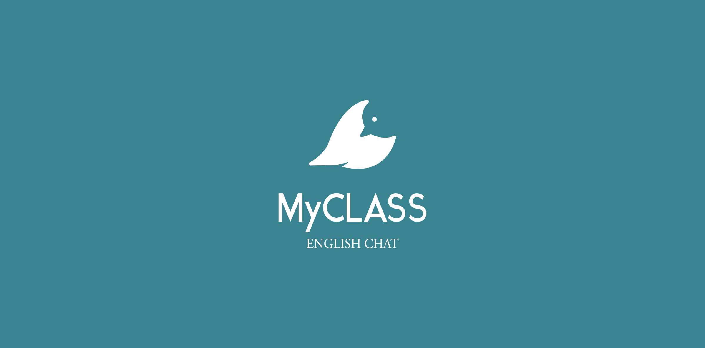 MyCLASS Logo设计:简洁现代英语交流平台标识