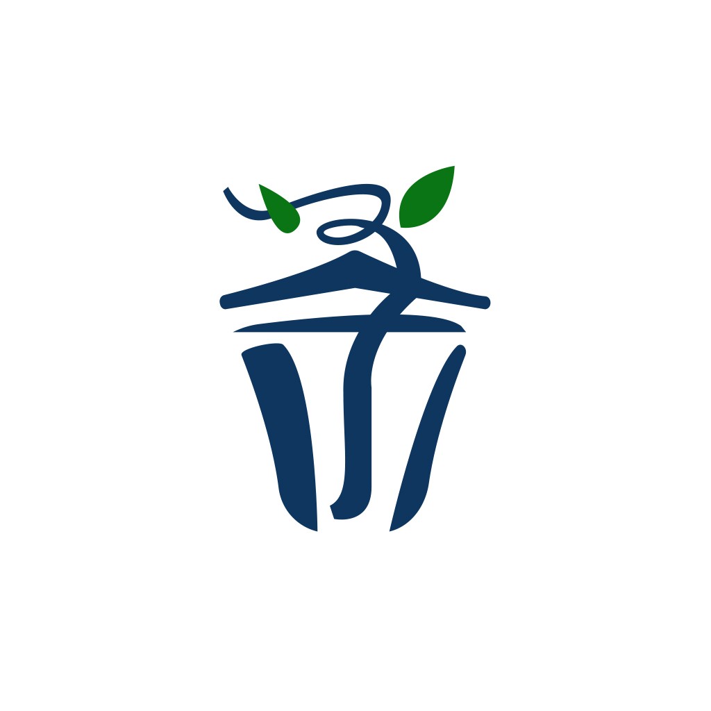 环保绿色礼物盒logo设计
