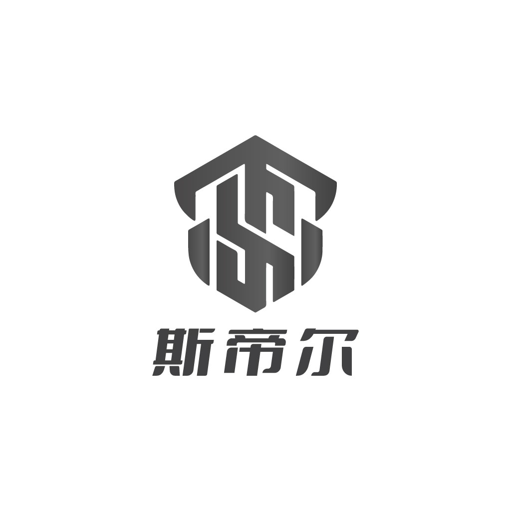 现代简约风格的盾牌logo设计