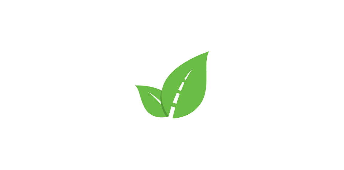 环保绿色植物logo设计