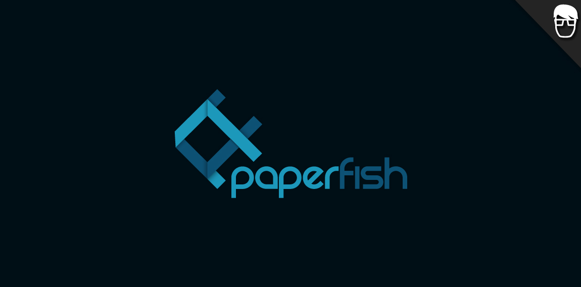 纸鱼logo设计：简洁现代的视觉标识