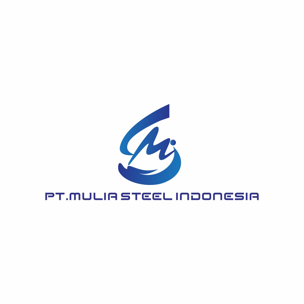 现代简约风格的PT.MULIA STEEL INDONESIA LOGO设计