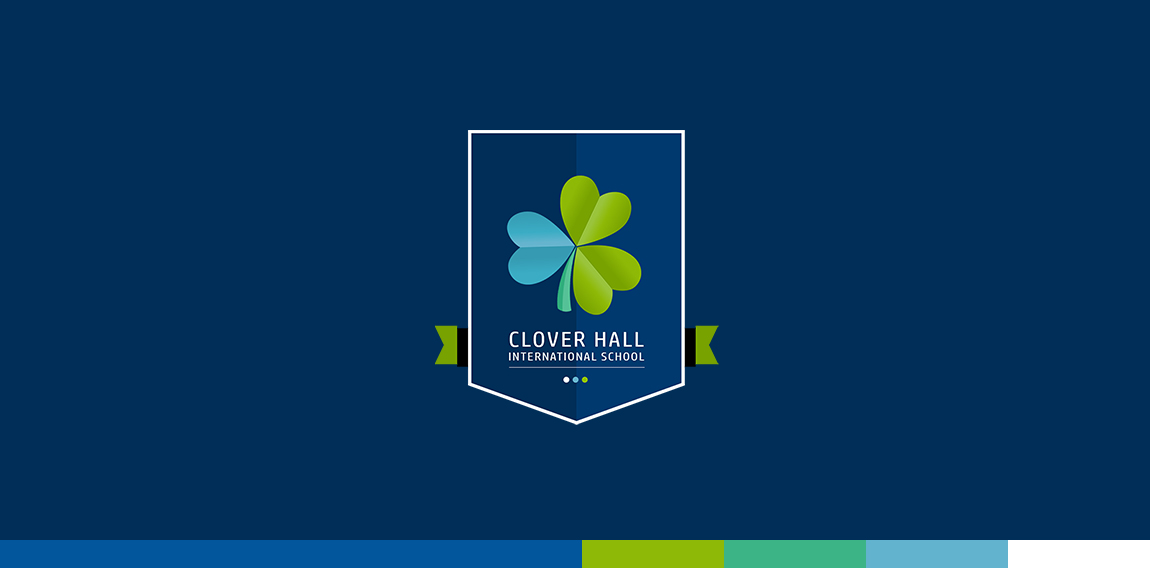 四叶草主题国际学校logo设计