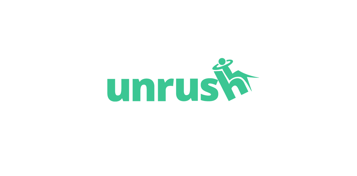简洁动感的Unrush Logo设计