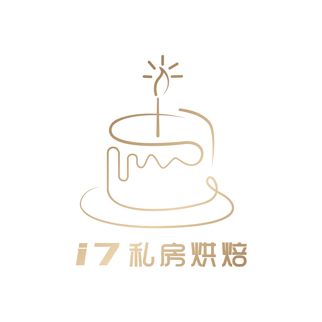 蛋糕生日主题logo设计