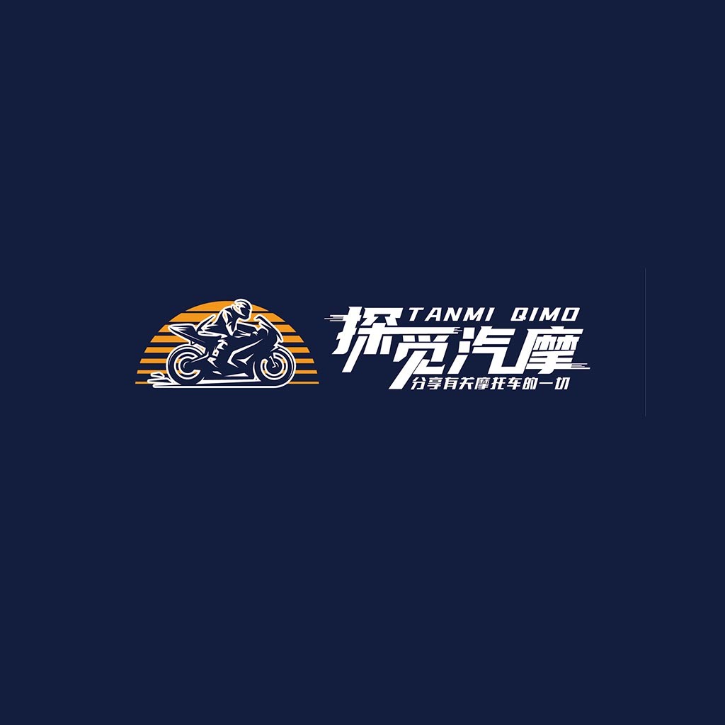 摩托车骑行者logo设计