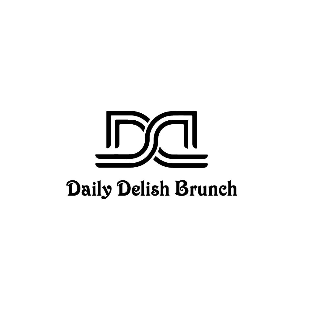 简约时尚的Daily Delish Brunch Logo设计
