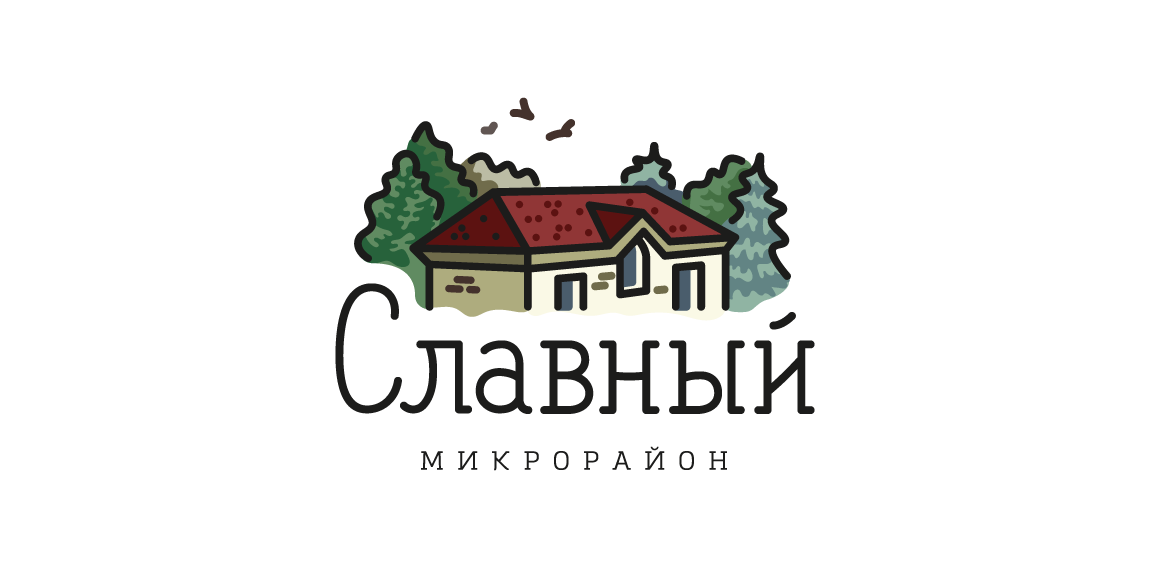 乡村风格房屋logo设计