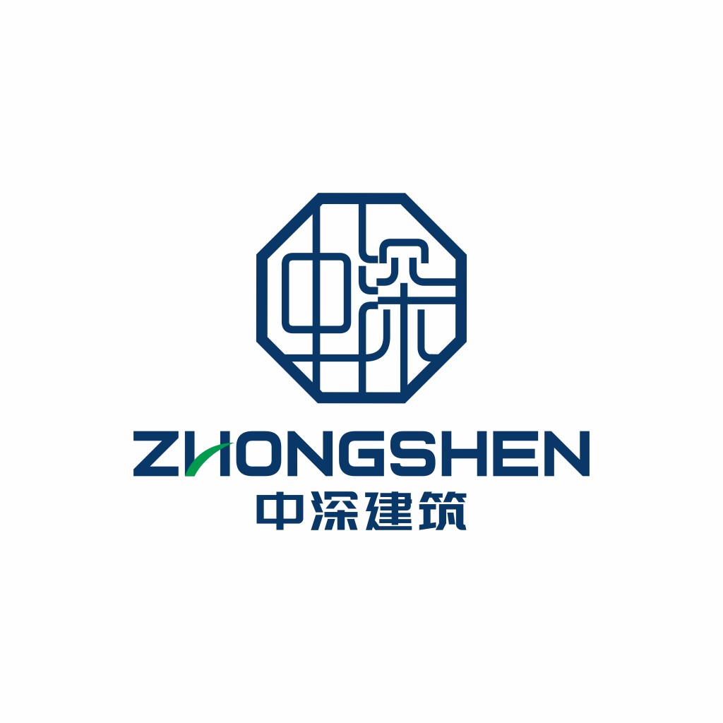 中深建筑logo设计:现代简约风格