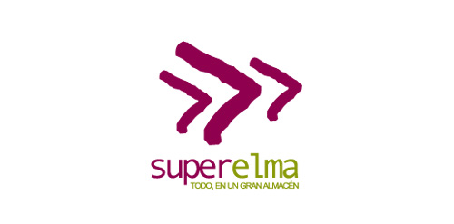 SuperElma Logo Design - 商业零售品牌标识