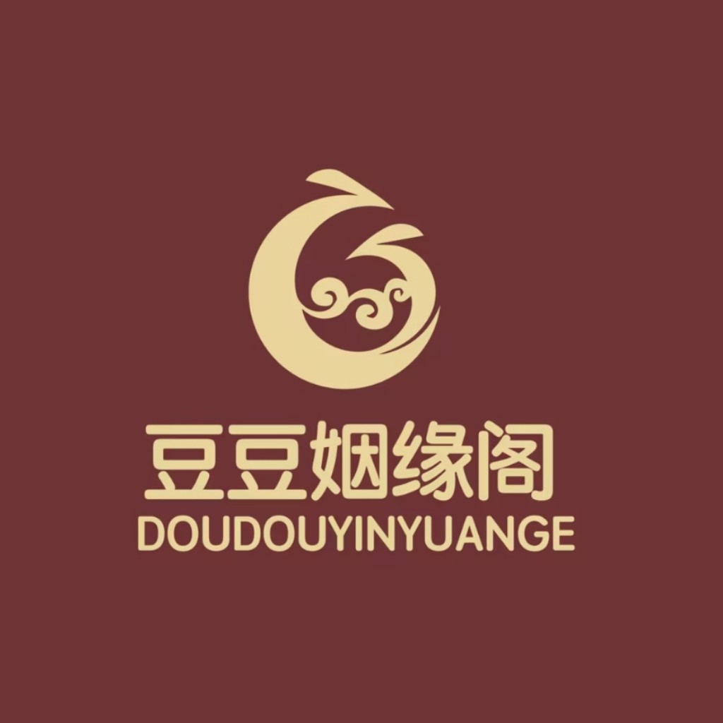豆豆豆豆姻缘缘阁阁logo设计
