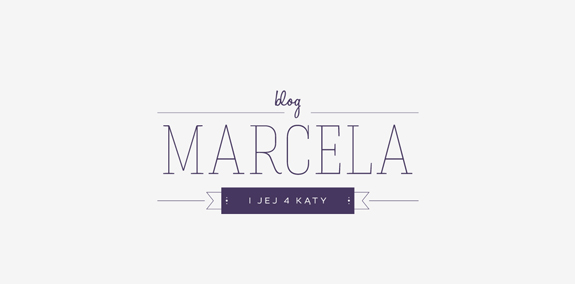 简约优雅的Marcela博客logo设计
