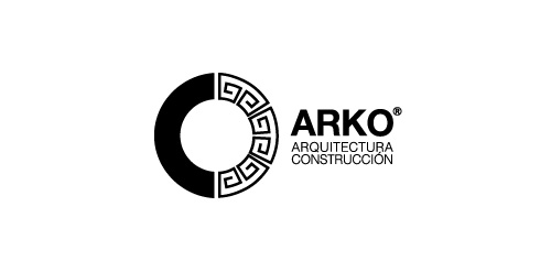 ARKO logo设计：建筑与构造的简洁标识