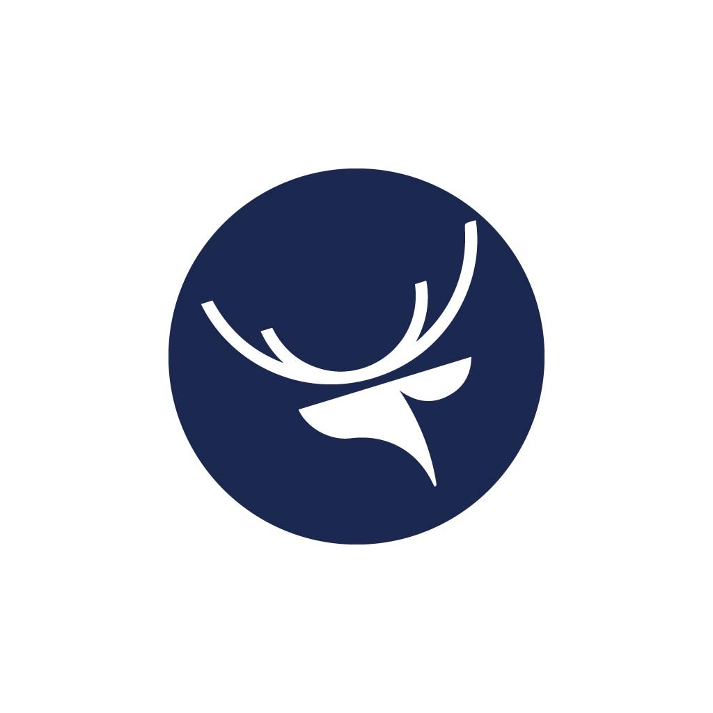 鹿角图标logo设计