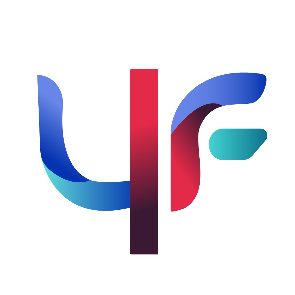 现代简约渐变色logo设计