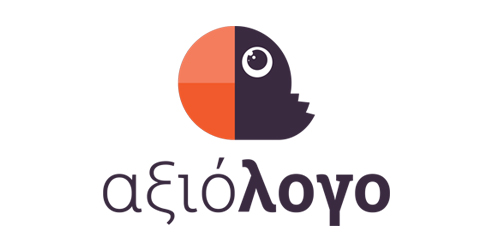 简约风格的希腊文字母logo设计