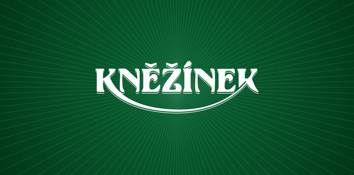 KNEŽINEK logo设计：经典复古风格