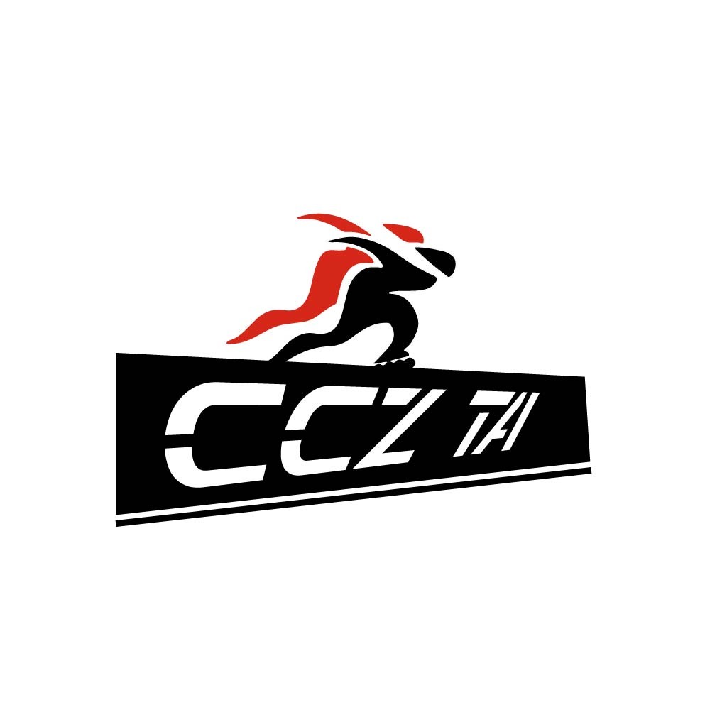 CCZTAI logo设计:简洁动感的运动品牌标识