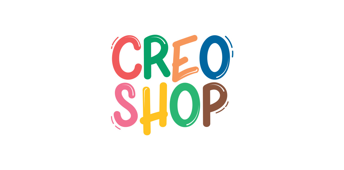 CREO SHOP Logo设计：创意与色彩的结合