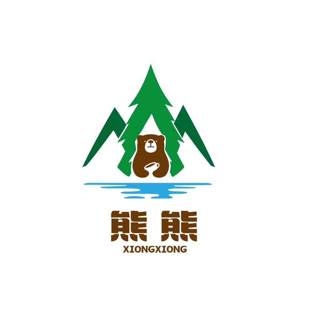 熊熊森林logo设计
