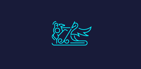 简约线条艺术logo设计