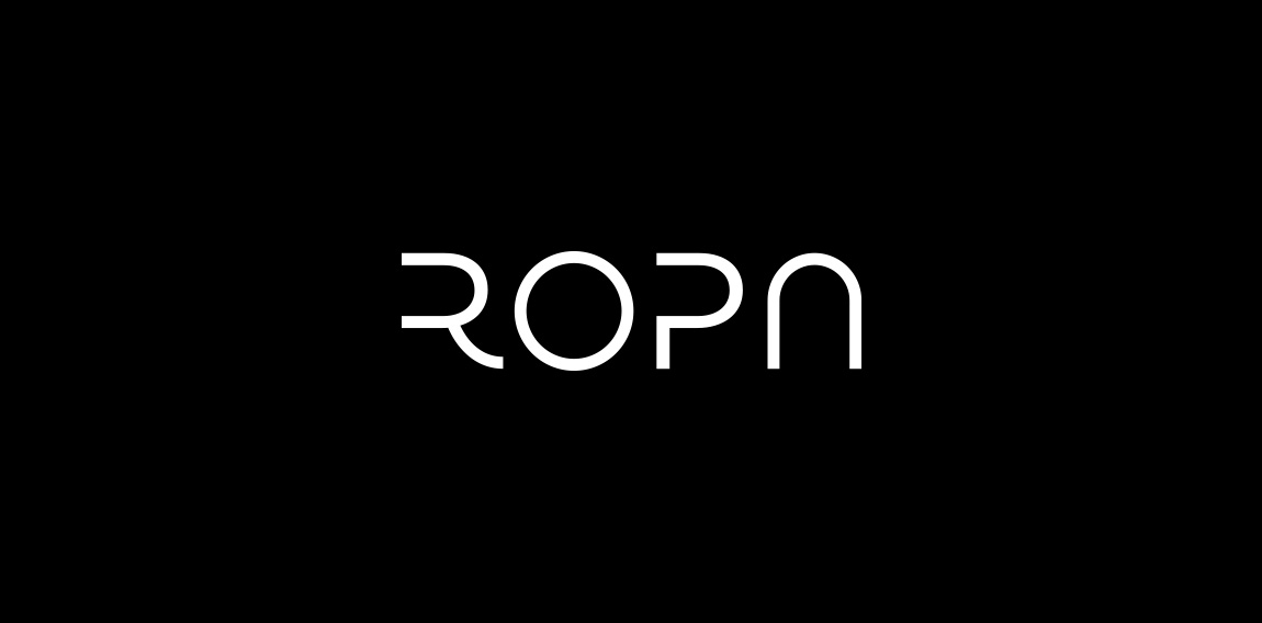 简约风ROPN品牌logo设计