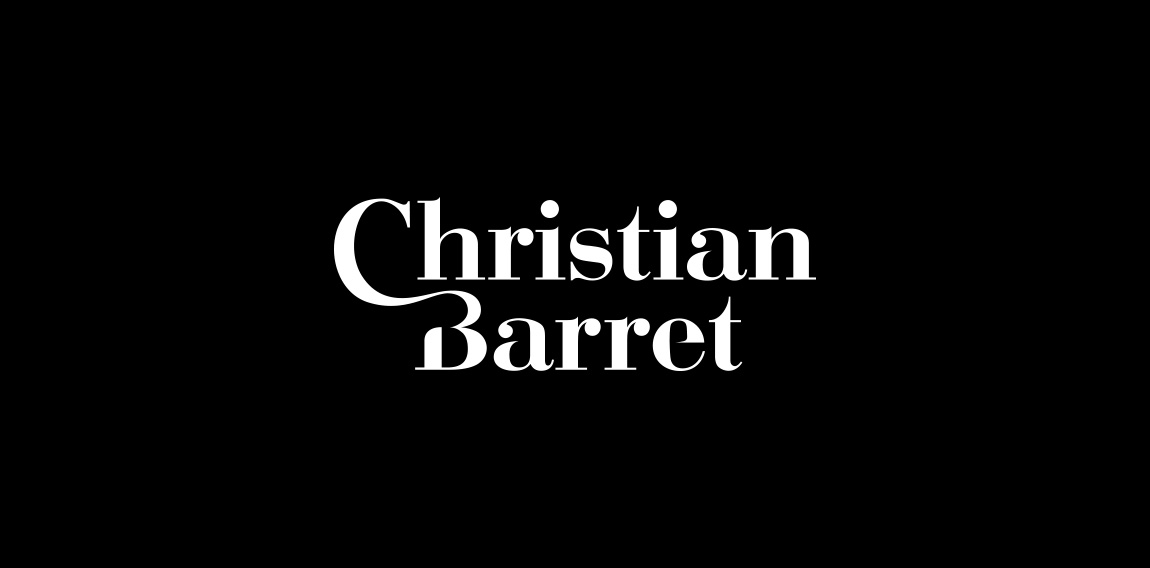 简约黑白字体logo设计