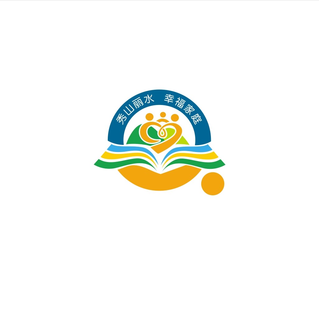 秀山丽水幸福家庭logo设计