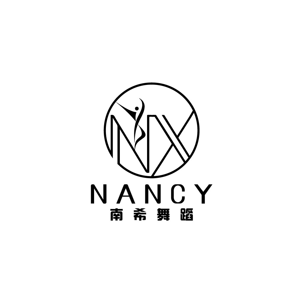 简约现代舞蹈品牌logo设计