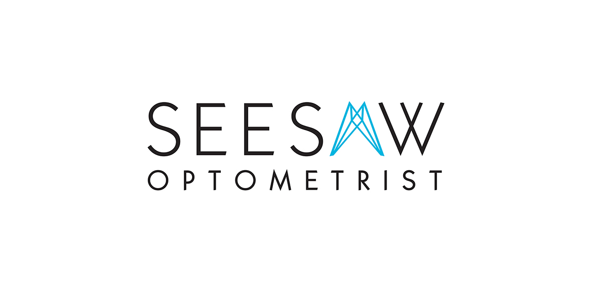 现代简约风格的'SEESAW OPTOMETRIST'品牌logo设计
