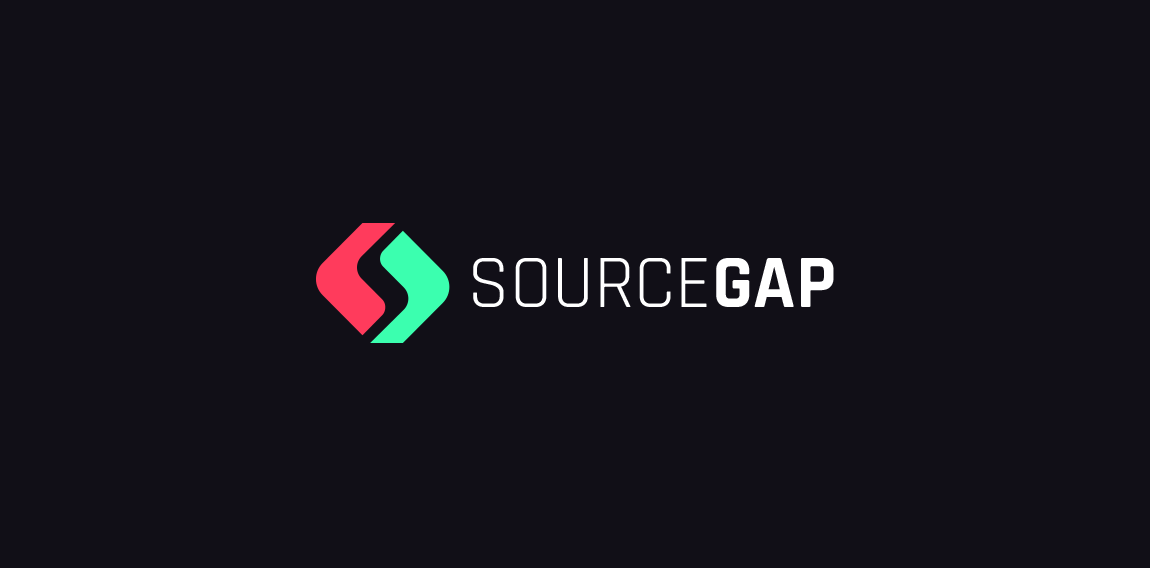 简洁现代的SourceGap Logo设计