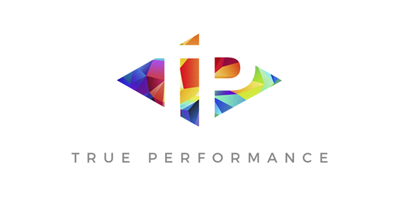 彩虹几何创意logo设计