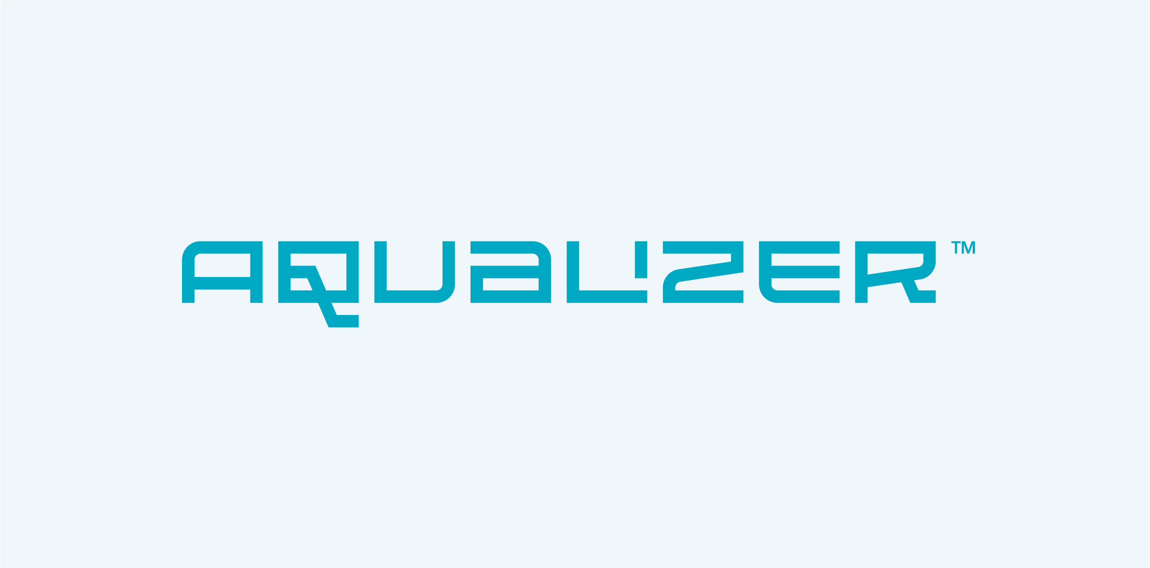 AQUALIZER logo设计:简洁现代字体解决方案
